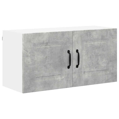 Kitchen Wall Cabinet with Shelf Concrete Grey 80 x 31 x 40 cm