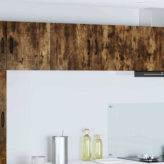 Kitchen Wall Cabinet Smoked Oak 80 x 31 x 40 cm Engineered Wood