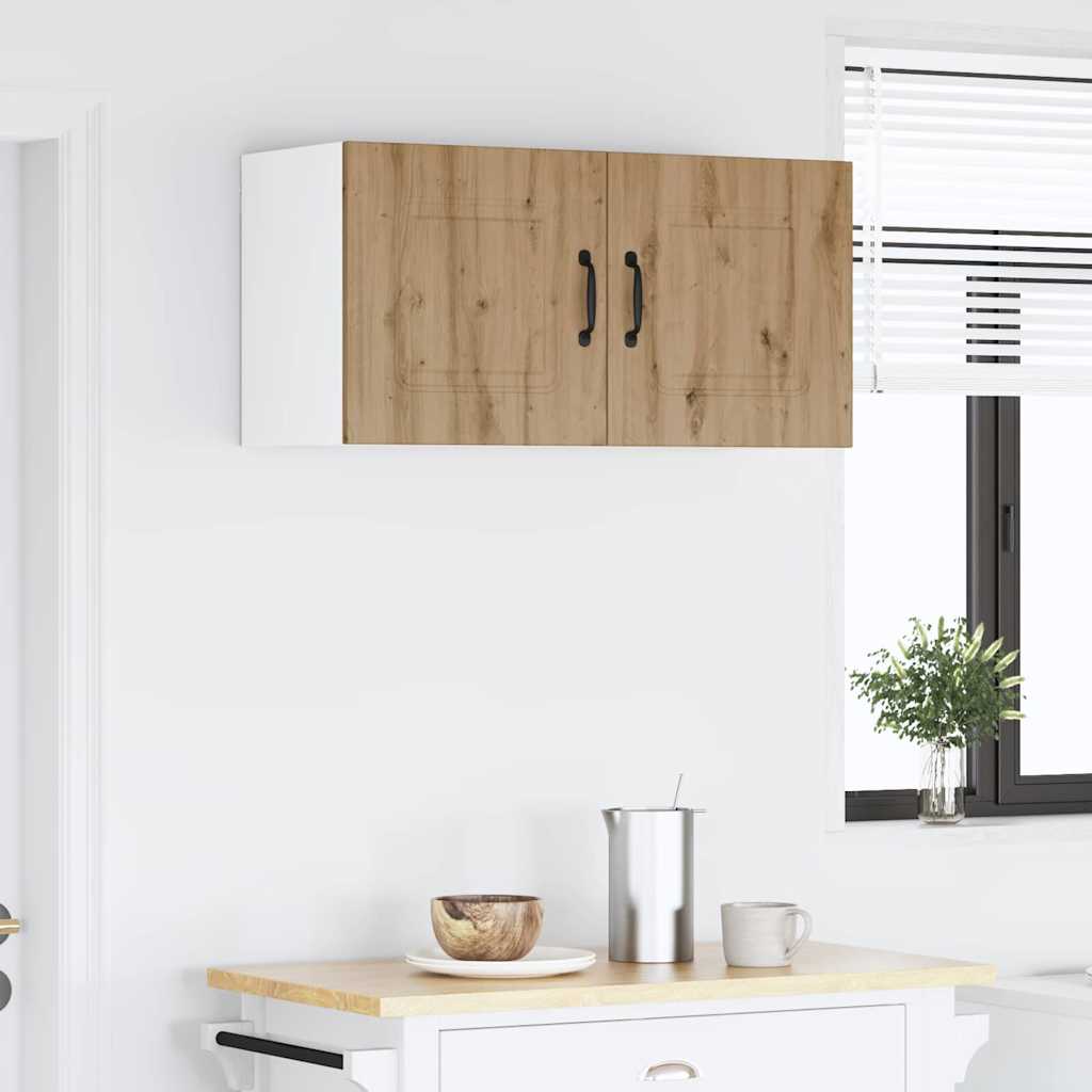 Kitchen Wall Cabinet with Shelf Artisan Oak 80 x 31 x 40 cm