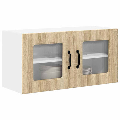 Kitchen Wall Cabinet Sonoma Oak 80 x 31 x 40 cm Engineered Wood