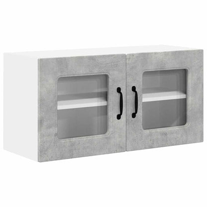 Kitchen Wall Cabinet with Shelf Concrete Grey 80 x 31 x 40 cm