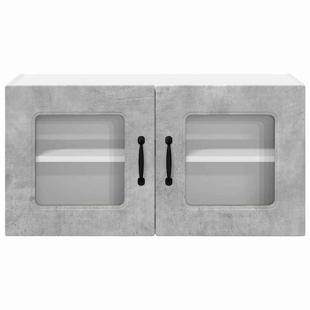 Kitchen Wall Cabinet with Shelf Concrete Grey 80 x 31 x 40 cm