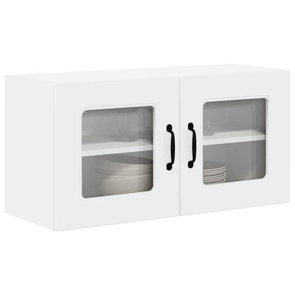 Kitchen Wall Cabinet with Door High Gloss White 80 x 31 x 40 cm