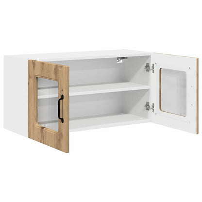 Kitchen Wall Cabinet with Shelf Artisan Oak 80 x 31 x 40 cm