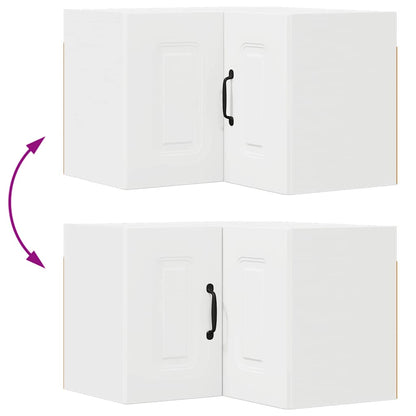 Kitchen Wall Cabinet White 57 x 57 x 40 cm Engineered Wood