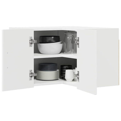Kitchen Wall Cabinet White 57 x 57 x 40 cm Engineered Wood