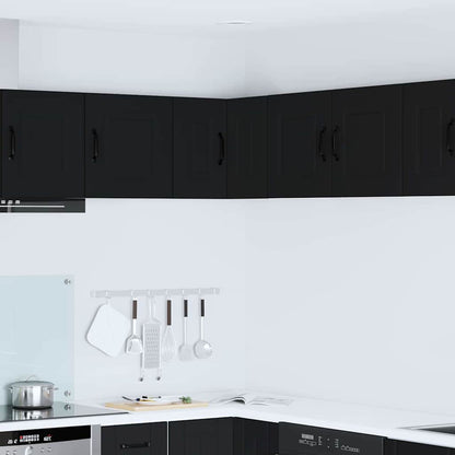 Kitchen Wall Cabinet Black 57 x 57 x 40 cm Engineered Wood