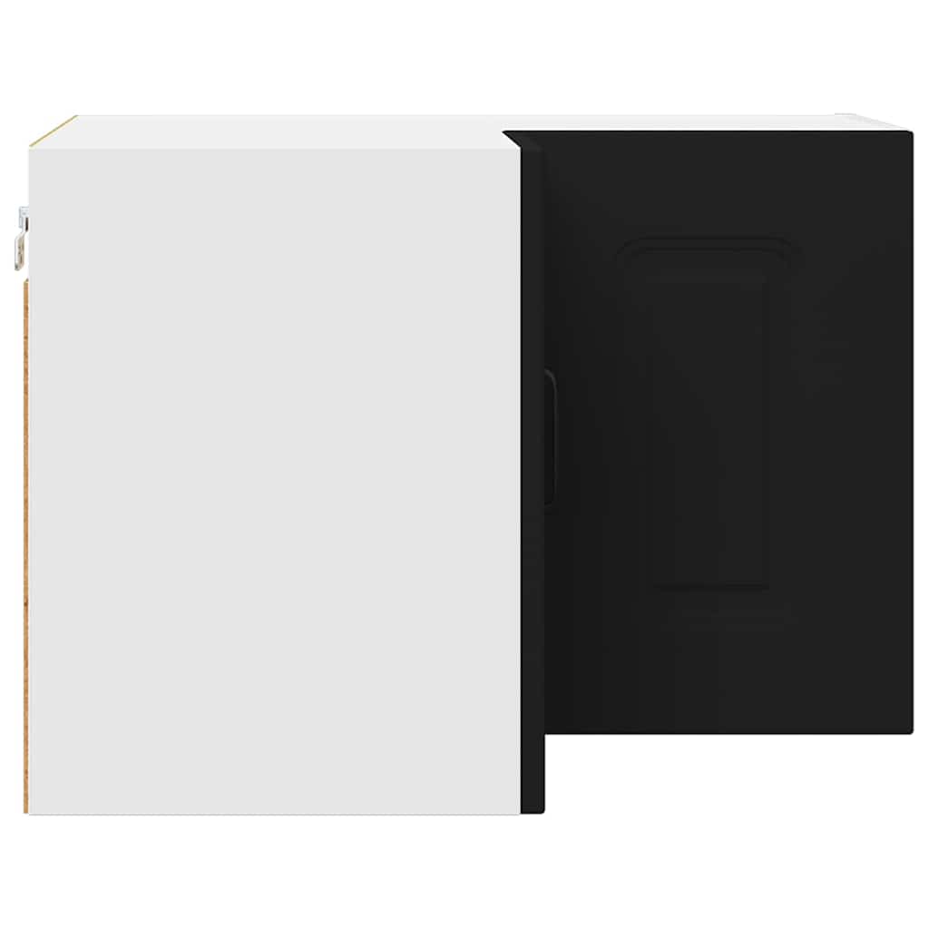 Kitchen Wall Cabinet Black 57 x 57 x 40 cm Engineered Wood