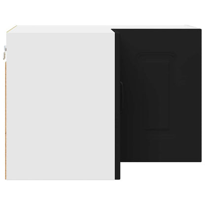 Kitchen Wall Cabinet Black 57 x 57 x 40 cm Engineered Wood