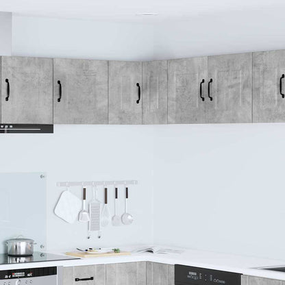 Kitchen Wall Cabinet with Shelf Concrete Grey 57 x 57 x 40 cm