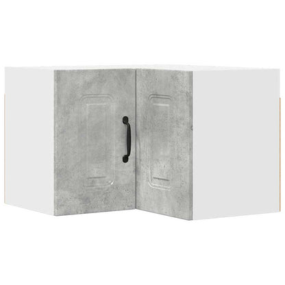 Kitchen Wall Cabinet with Shelf Concrete Grey 57 x 57 x 40 cm