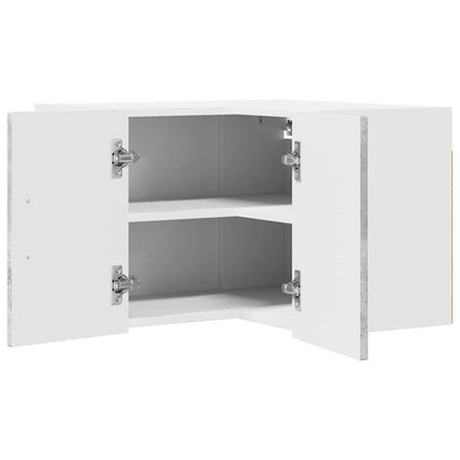 Kitchen Wall Cabinet with Shelf Concrete Grey 57 x 57 x 40 cm