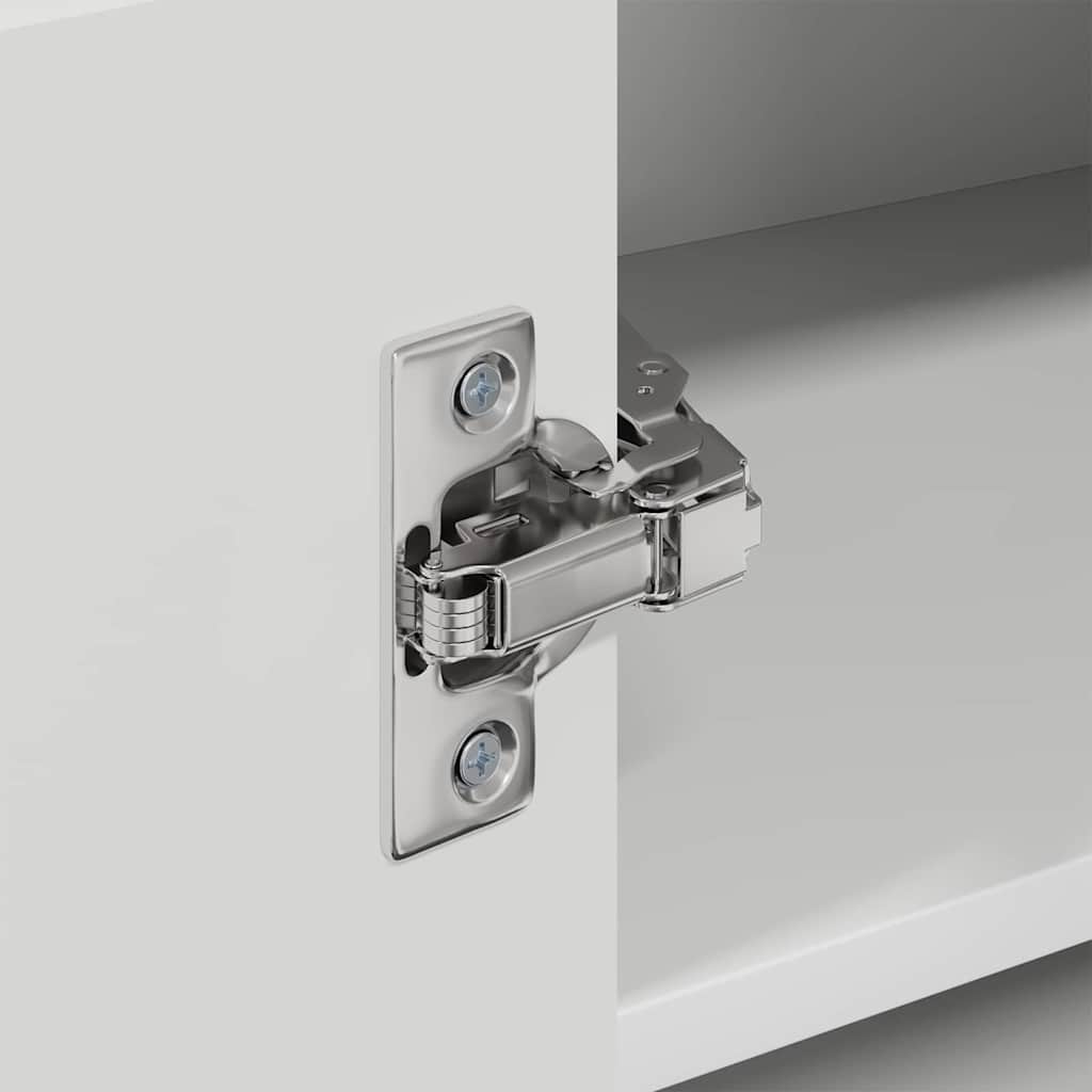 Kitchen Wall Cabinet with Door High Gloss White 57 x 57 x 40 cm