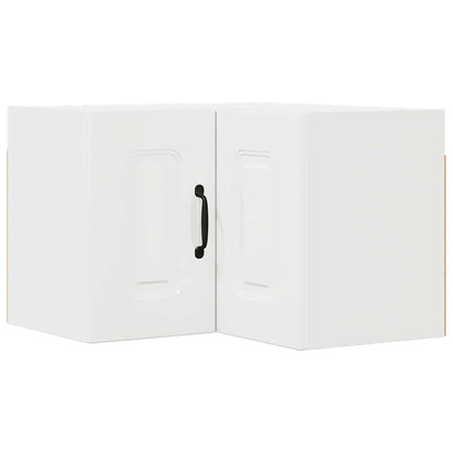 Kitchen Wall Cabinet with Door High Gloss White 57 x 57 x 40 cm