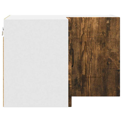 Kitchen Wall Cabinet Smoked Oak 57 x 57 x 40 cm Engineered Wood