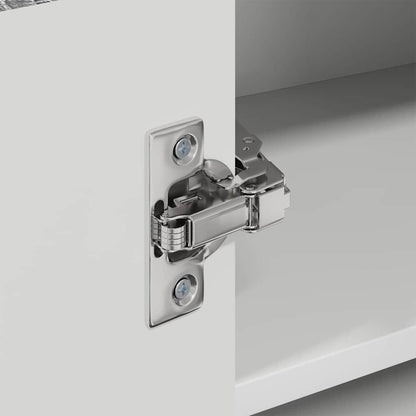 Kitchen Wall Cabinet with Shelf Grey Sonoma 57 x 57 x 40 cm