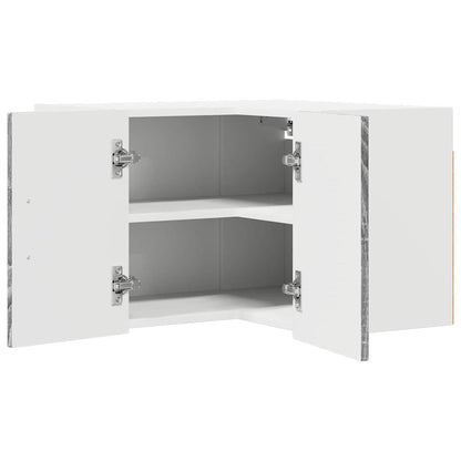 Kitchen Wall Cabinet with Shelf Grey Sonoma 57 x 57 x 40 cm