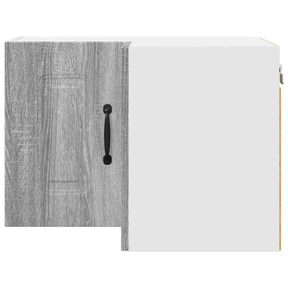 Kitchen Wall Cabinet with Shelf Grey Sonoma 57 x 57 x 40 cm