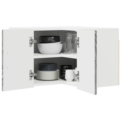 Kitchen Wall Cabinet with Shelf Grey Sonoma 57 x 57 x 40 cm