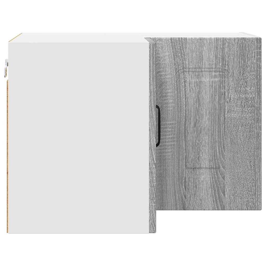 Kitchen Wall Cabinet with Shelf Grey Sonoma 57 x 57 x 40 cm