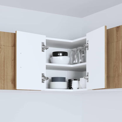 Kitchen Wall Cabinet with Shelf Artisan Oak 57 x 57 x 40 cm