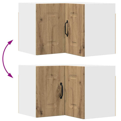 Kitchen Wall Cabinet with Shelf Artisan Oak 57 x 57 x 40 cm