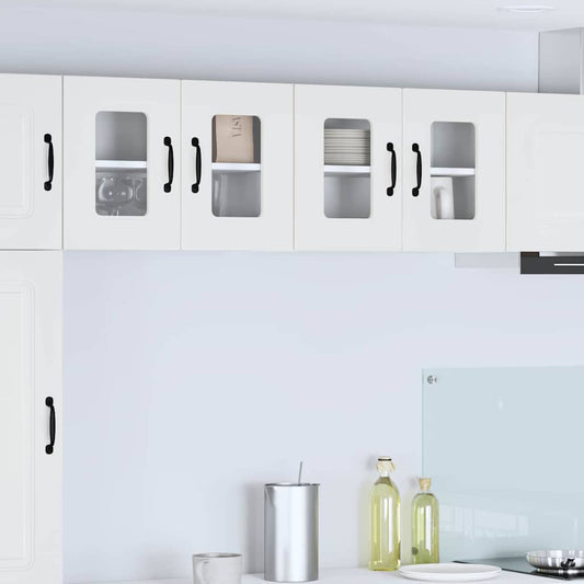 Kitchen Wall Cabinet with Shelf 2 pcs White 60 x 31 x 40 cm