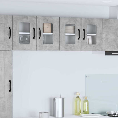 Kitchen Wall Cabinet with Shelf Concrete Grey 60 x 31 x 40 cm