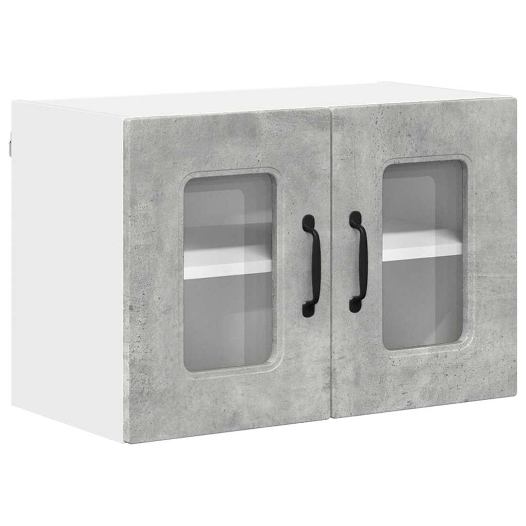 Kitchen Wall Cabinet with Shelf Concrete Grey 60 x 31 x 40 cm
