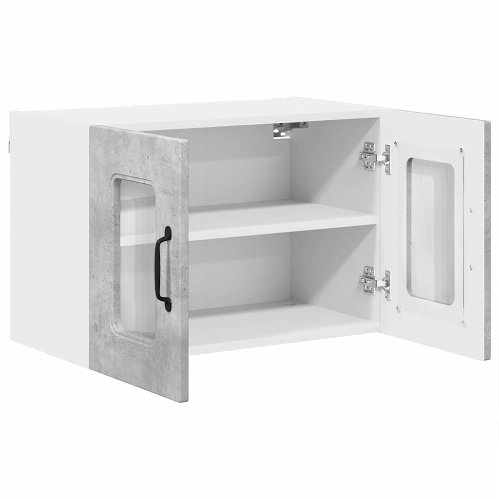 Kitchen Wall Cabinet with Shelf Concrete Grey 60 x 31 x 40 cm