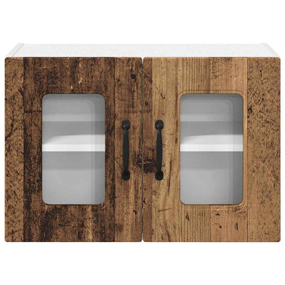 Kitchen Wall Cabinet with Shelf 2 pcs Old Wood 60 x 31 x 40 cm