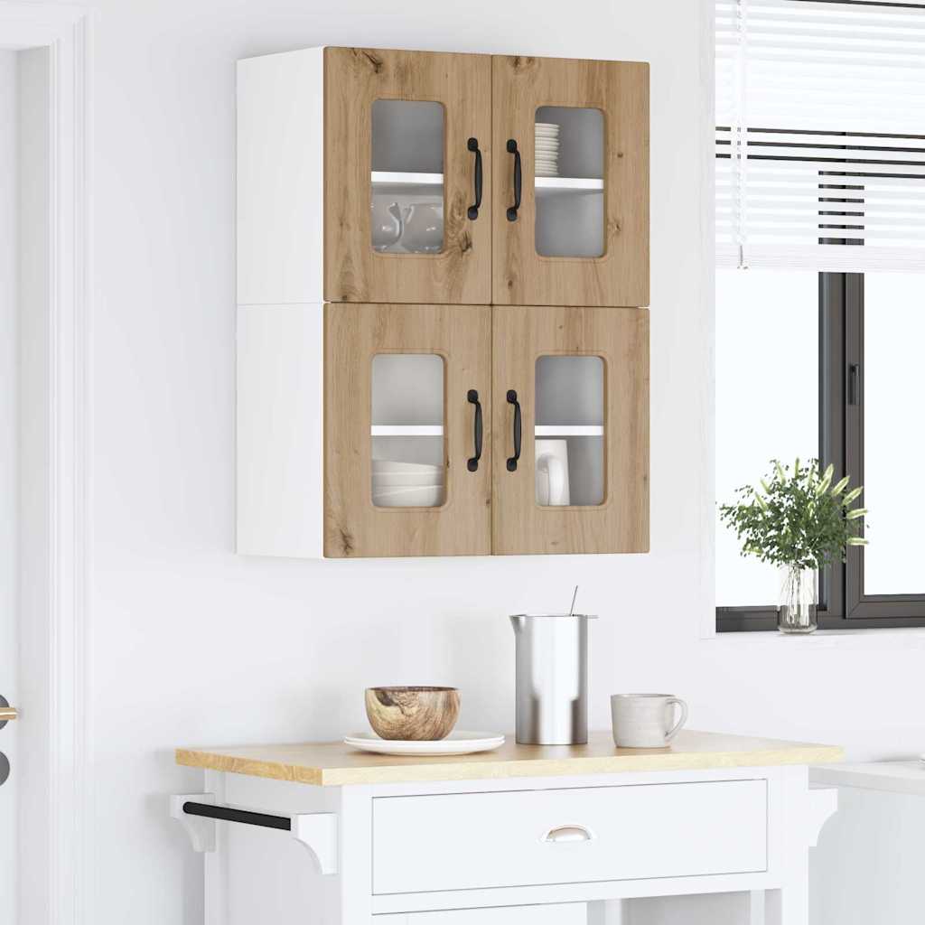 Kitchen Wall Cabinet with Shelf Artisan Oak 60 x 31 x 40 cm