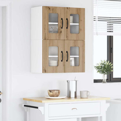 Kitchen Wall Cabinet with Shelf Artisan Oak 60 x 31 x 40 cm