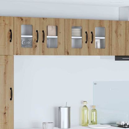 Kitchen Wall Cabinet 2 pcs Artisan Oak 60 x 31 x 40 cm