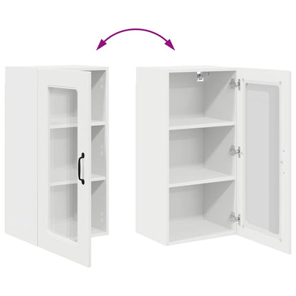 Kitchen Wall Cabinet White 40 x 31 x 80 cm Engineered Wood
