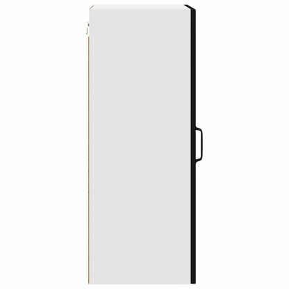 Kitchen Wall Cabinet Black 40 x 31 x 80 cm Engineered Wood