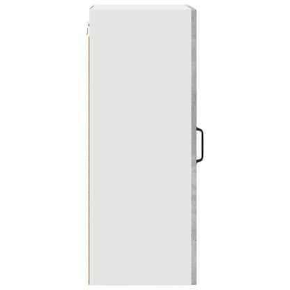 Kitchen Wall Cabinet with Shelf Concrete Grey 40 x 31 x 80 cm