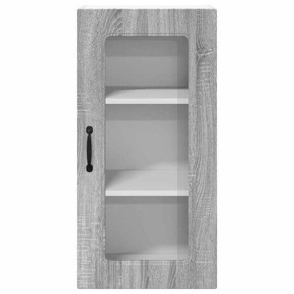 Kitchen Wall Cabinet 2 pcs Grey Sonoma 40 x 31 x 80 cm
