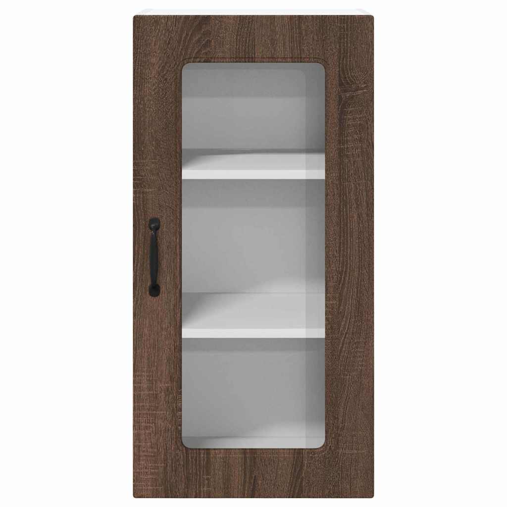 Kitchen Wall Cabinet Brown Oak 40 x 31 x 80 cm Engineered Wood