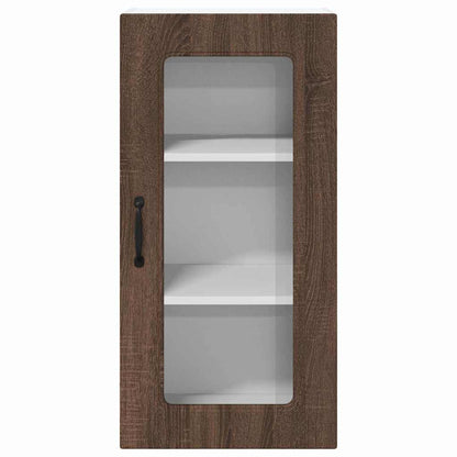 Kitchen Wall Cabinet Brown Oak 40 x 31 x 80 cm Engineered Wood