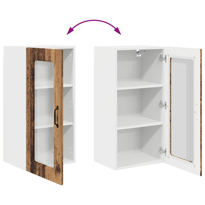 Kitchen Wall Cabinet Old Wood 40 x 31 x 80 cm Engineered Wood