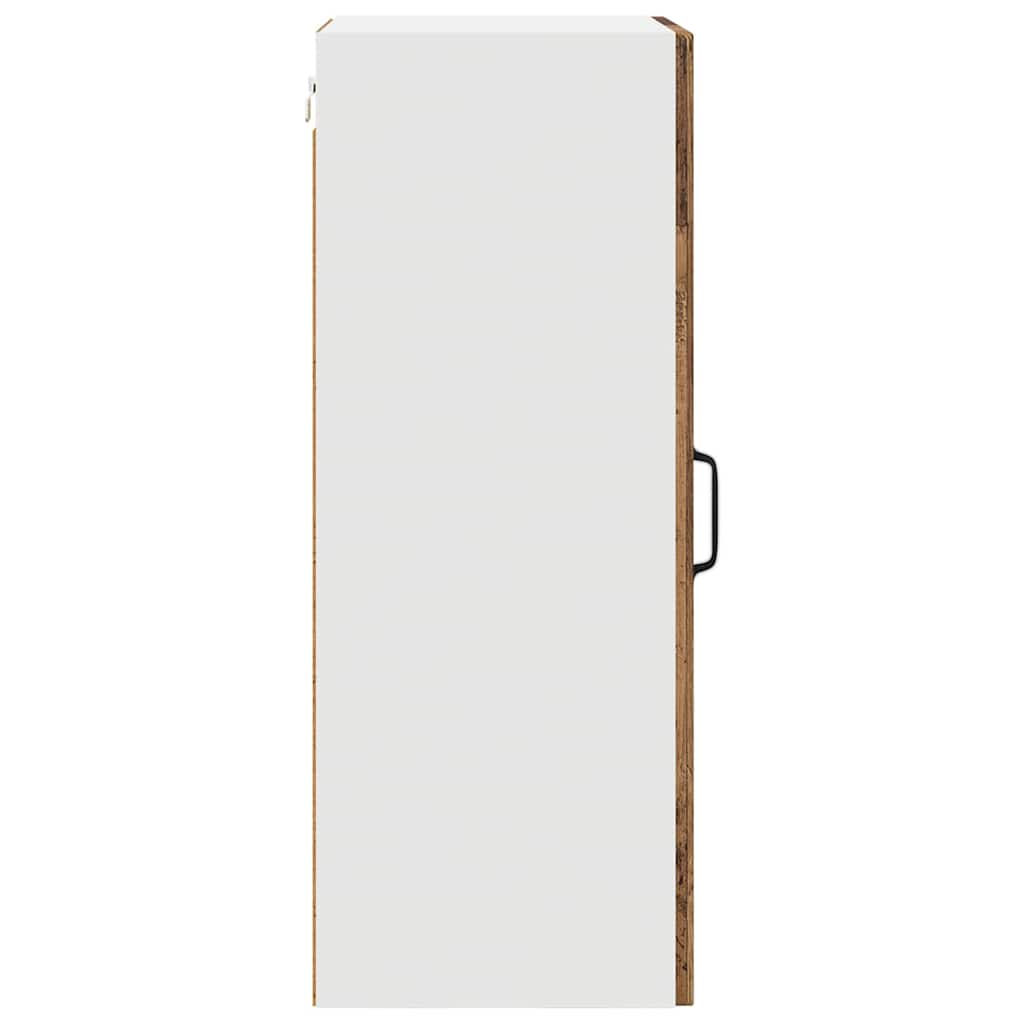 Kitchen Wall Cabinet with Shelf 2 pcs Old Wood 40 x 31 x 80 cm