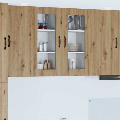 Kitchen Wall Cabinet with Shelf Artisan Oak 40 x 31 x 80 cm