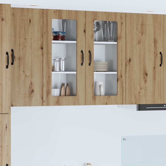 Kitchen Wall Cabinet with Shelf Artisan Oak 40 x 31 x 80 cm