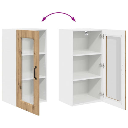 Kitchen Wall Cabinet with Shelf Artisan Oak 40 x 31 x 80 cm