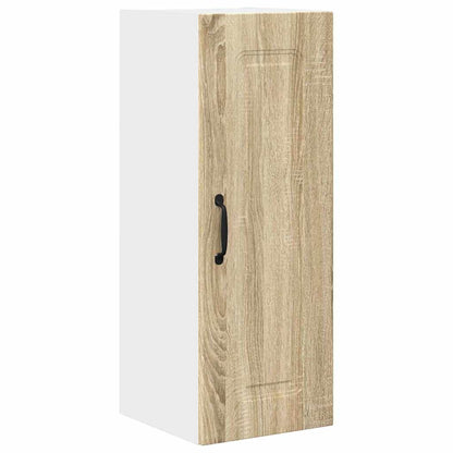 Kitchen Wall Cabinet with Door 2 pcs Sonoma Oak 30 x 31 x 80 cm
