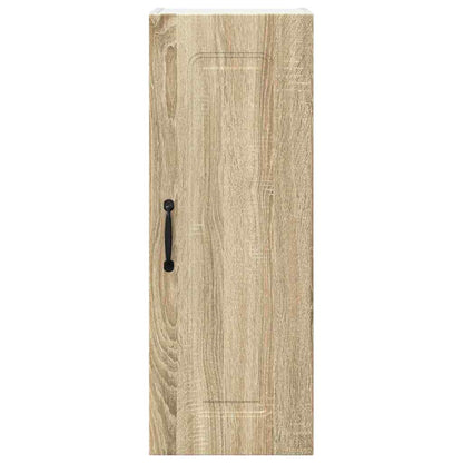 Kitchen Wall Cabinet with Door 2 pcs Sonoma Oak 30 x 31 x 80 cm