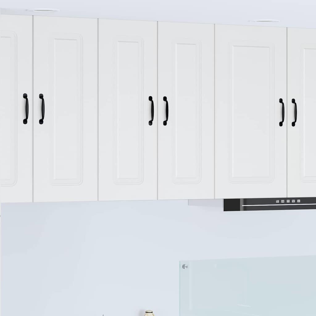 Kitchen Wall Cabinet with Door High Gloss White 30 x 31 x 80 cm