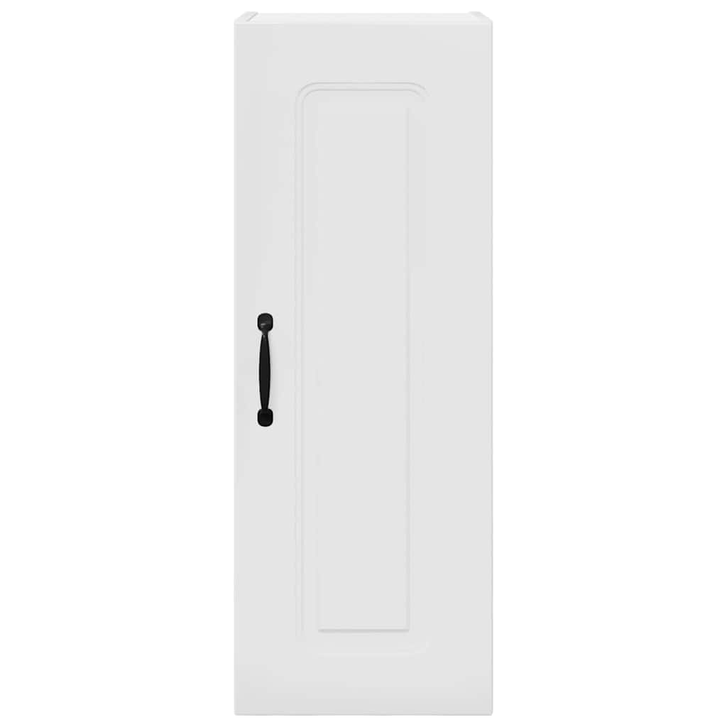 Kitchen Wall Cabinet with Door High Gloss White 30 x 31 x 80 cm