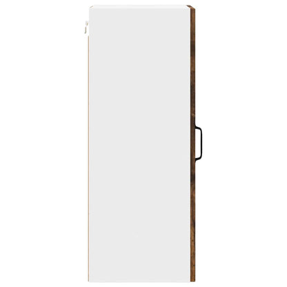 Kitchen Wall Cabinet Smoked Oak 30 x 31 x 80 cm Engineered Wood